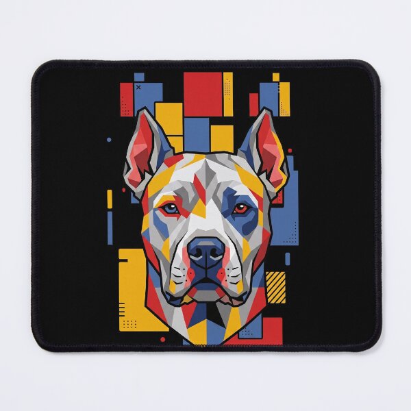 Item preview, Funny Dogo Argentino Colorful Blocks Geometric Art Mom Dad Kids designed and sold by FurryHavenPH.
