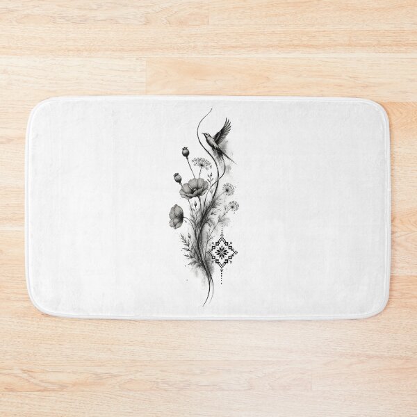 Item preview, Vintage Nature Engraving with Hummingbird designed and sold by PetalGarden.