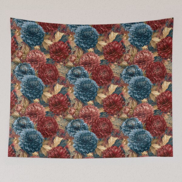 Item preview, Artistic Dahlias Flower  - Flower Bouquet Pattern  - Wedding Gift Ideas designed and sold by RoyalStarsPatts.