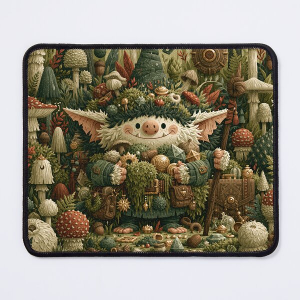 Item preview, Goblincore Mushroom Gremlin — Collector of Shiny Things designed and sold by FrostyFrisby.