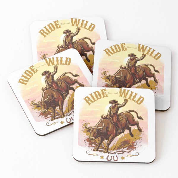 Item preview, Ride Wild- Vintage Western Rodeo Bull Rider designed and sold by W&RParadise.