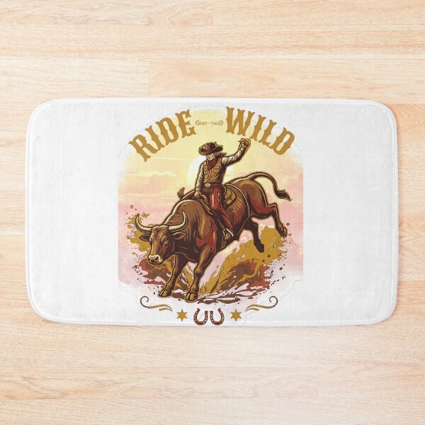Item preview, Ride Wild- Vintage Western Rodeo Bull Rider designed and sold by WRParadise.