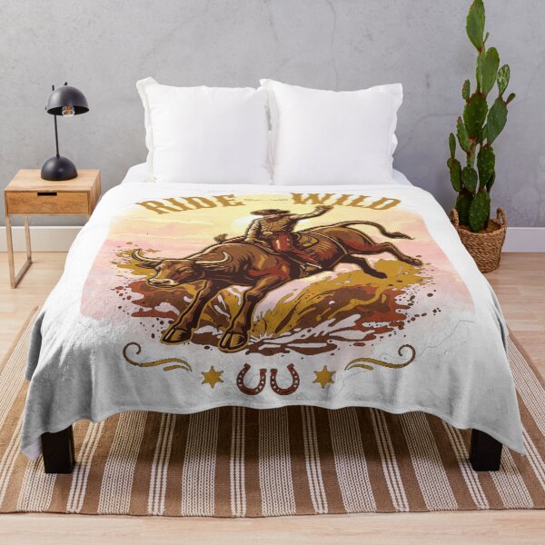 Item preview, Ride Wild- Vintage Western Rodeo Bull Rider designed and sold by WRParadise.