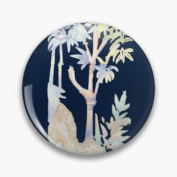 Item preview, Korean Traditional Pastel Bamboo Garden Watercolor Pattern designed and sold by Yiruda-Art.