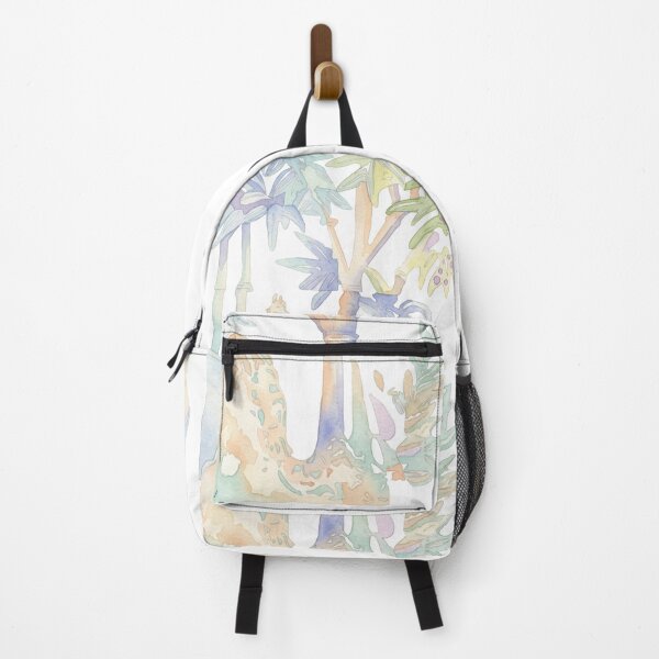 Item preview, Korean Traditional Pastel Bamboo Garden Watercolor Pattern designed and sold by Yiruda-Art.