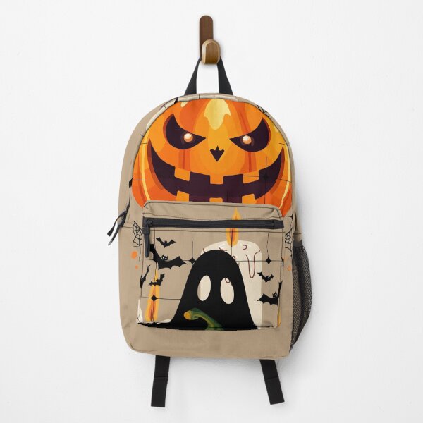 Item preview, Spooky Halloween Pumpkin Ghost & Candles | Cute Creepy Jack O' Lantern Design designed and sold by Palette _Vibes.