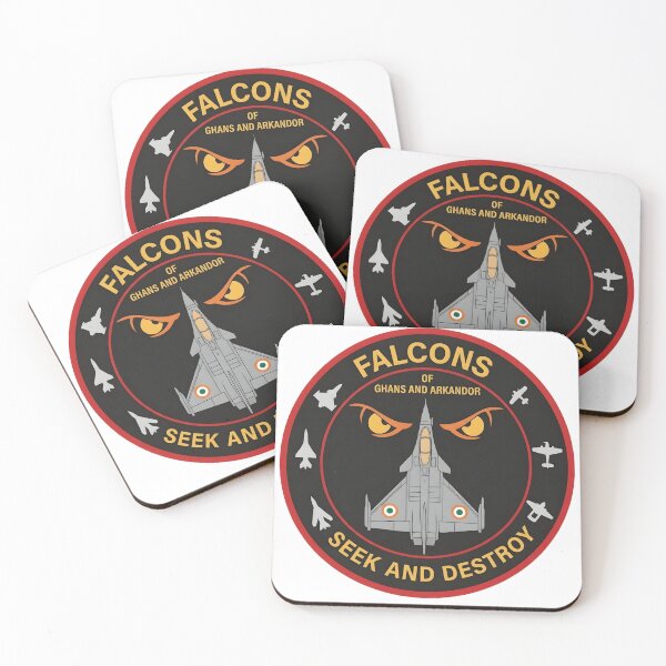 Item preview, Indian Air Force No. 20 Squadron "Lightnings" (Falcons of Ghans and Arkandor) Patch Illustration designed and sold by CharlieDesings.