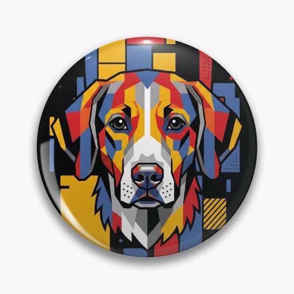 Item preview, Funny English Foxhound Colorful Blocks Geometric Art Mom Dad Kids designed and sold by FurryHavenPH.