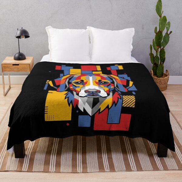 Item preview, Funny English Foxhound Colorful Blocks Geometric Art Mom Dad Kids designed and sold by FurryHavenPH.