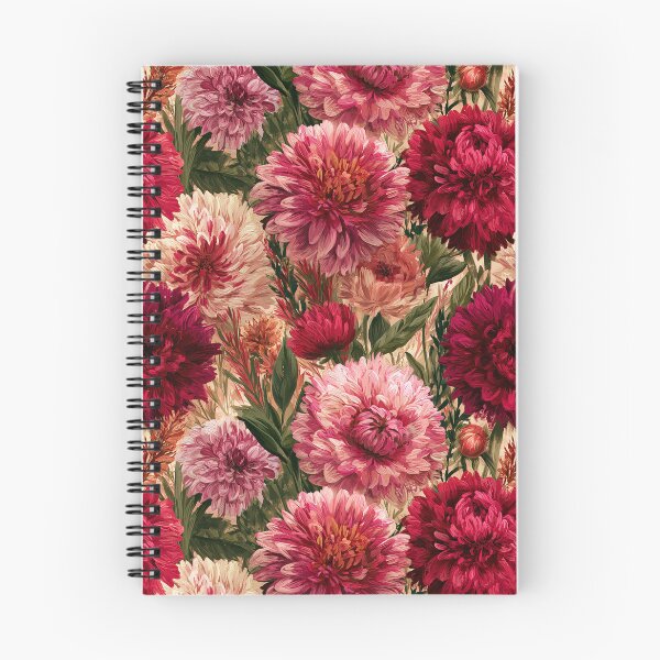 Item preview, Exotic Dahlias Floral  - Flower Garden Pattern  - Wedding Gifts designed and sold by RoyalStarsPatts.