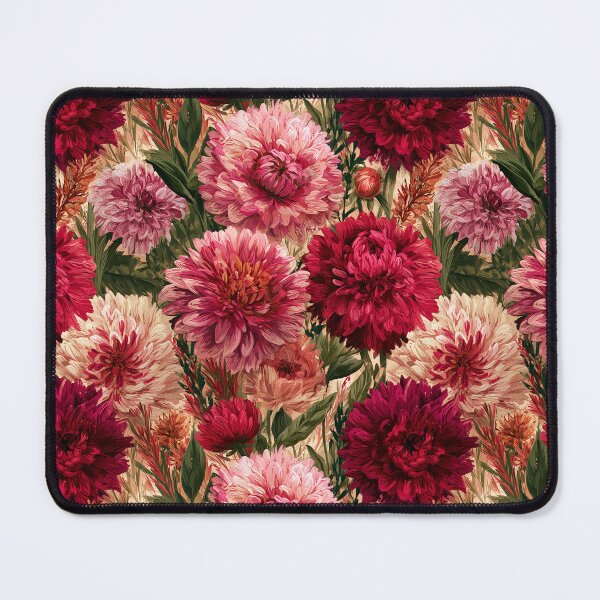 Item preview, Exotic Dahlias Floral  - Flower Garden Pattern  - Wedding Gifts designed and sold by RoyalStarsPatts.