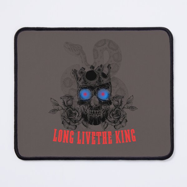 Item preview, Long Live The King Skull Crown Snake Tattoo Aesthetic designed and sold by AhmadAnnaPrints.