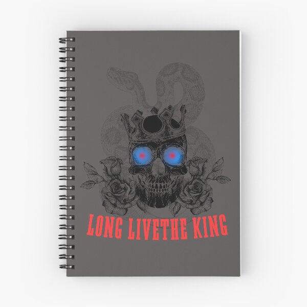 Item preview, Long Live The King Skull Crown Snake Tattoo Aesthetic designed and sold by AhmadAnnaPrints.