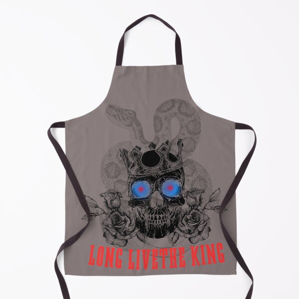 Item preview, Long Live The King Skull Crown Snake Tattoo Aesthetic designed and sold by AhmadAnnaPrints.