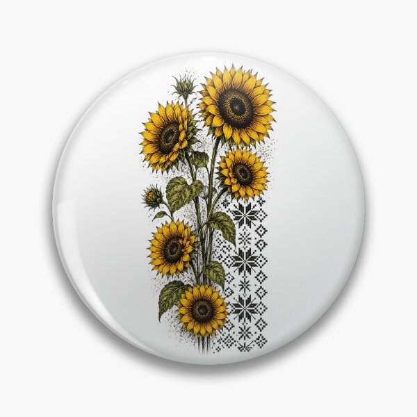Item preview, Vintage Sunflower Botanical Illustration designed and sold by PetalGarden.