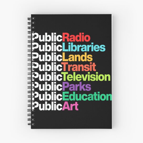 Item preview, Public Radio Libraries Lands Transit Television Parks Art designed and sold by CherylCGarrison.