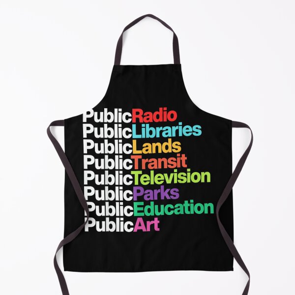 Item preview, Radio pública Bibliotecas Terrenos Transporte Televisión Parques Arte designed and sold by CherylCGarrison.