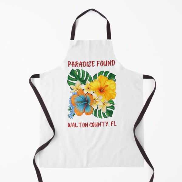 Item preview, Beach Shirt. Paradise Found Walton County, Florida. Blooming Hibiscus. 30A. Emerald Coast. designed and sold by ShrimpAndGrits.