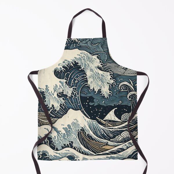 Item preview, Moonlit Japanese Ocean Wave Canvas Wall Art | Ukiyo‑e Inspired Great Wave Seascape Print designed and sold by RSDigitalPrintDesign.