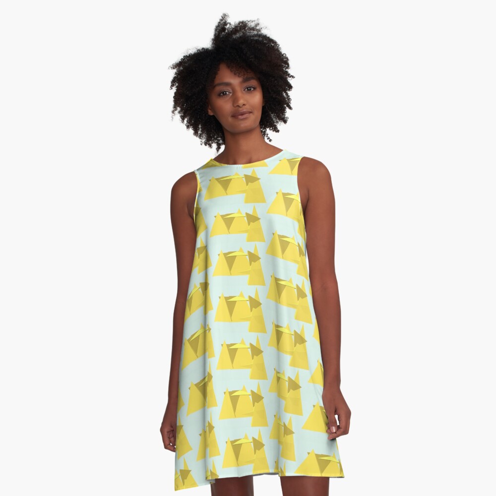 TRIANGLES A-Line Dress