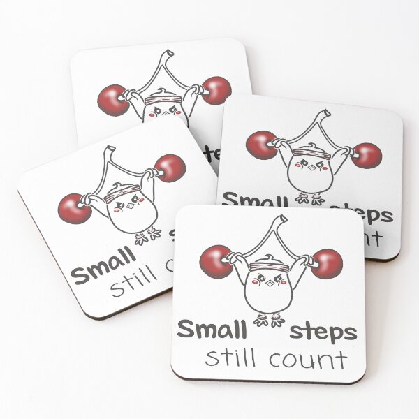 Item preview, Small Steps Still Count | Cute Positive Chick designed and sold by Samaya-.