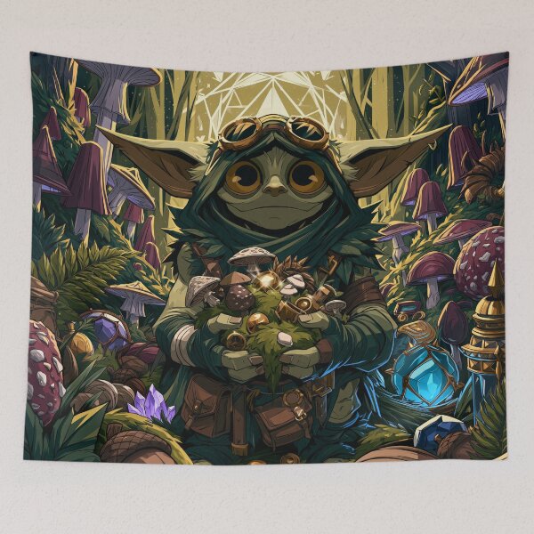 Item preview, Goblincore Mushroom Gremlin — Collector of Shiny Things designed and sold by FrostyFrisby.