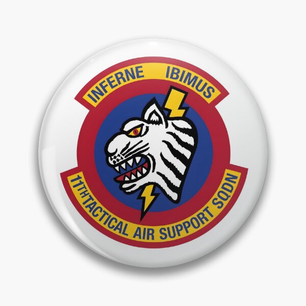 Item preview, USAF 11th Tactical Air Support Squadron "Inferne Ibimus" Patch Illustration designed and sold by CharlieDesings.