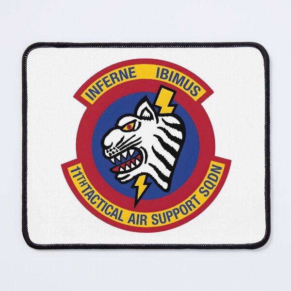 Item preview, USAF 11th Tactical Air Support Squadron "Inferne Ibimus" Patch Illustration designed and sold by CharlieDesings.