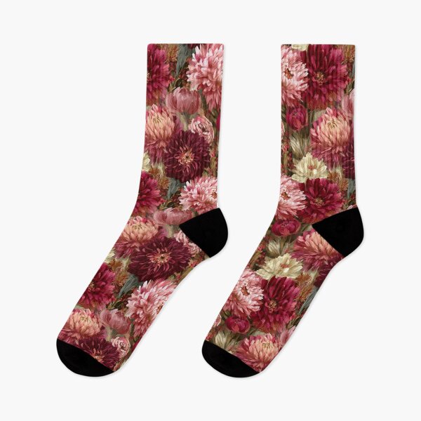 Item preview, Blooming Dahlias - Tropical Flower Pattern  - Bridesmaid Gifts designed and sold by RoyalStarsPatts.