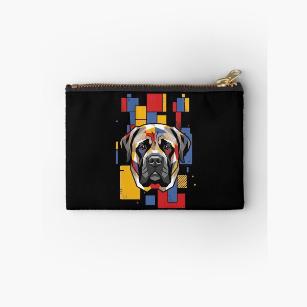 Item preview, Funny English Mastiff Colorful Blocks Geometric Art Mom Dad Kids designed and sold by FurryHavenPH.