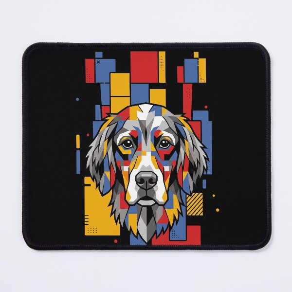 Item preview, Funny English Setter Colorful Blocks Geometric Art Mom Dad Kids designed and sold by FurryHavenPH.