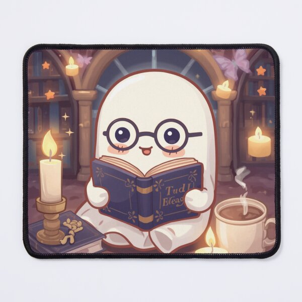 Item preview, Cute Library Ghost Kawaii Sticker | Cozy Book Lover Gift designed and sold by Stylestickers55.