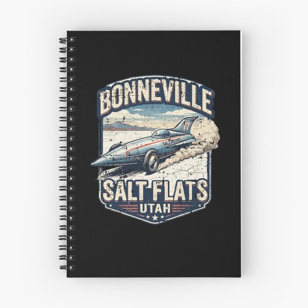 Item preview, Bonneville Salt Flats Utah Vintage Style Land Speed Race Car designed and sold by hobrath.