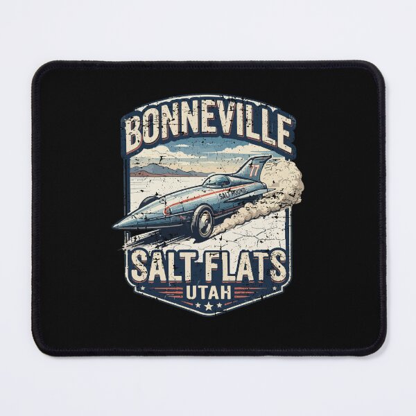 Item preview, Bonneville Salt Flats Utah Vintage Style Land Speed Race Car designed and sold by hobrath.