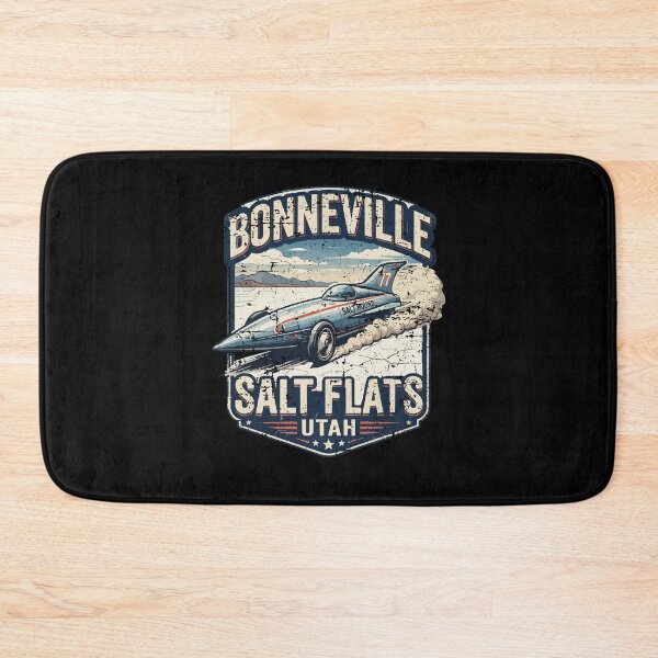 Item preview, Bonneville Salt Flats Utah Vintage Style Land Speed Race Car designed and sold by hobrath.