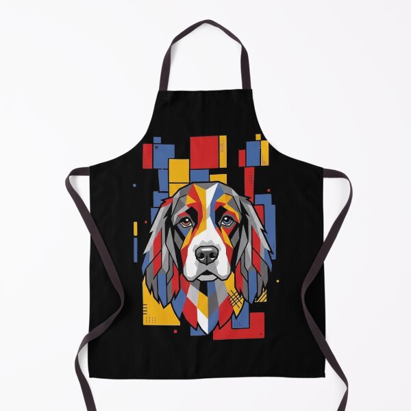 Item preview, Funny English Springer Spaniel Colorful Blocks Geometric Art Mom Dad Kids designed and sold by FurryHavenPH.