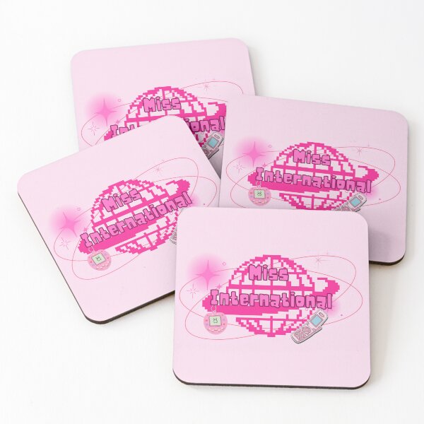 Item preview, Y2K Aesthetic Miss International pixelated 2000s pink vibe designed and sold by skirklumine.