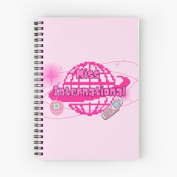 Item preview, Y2K Aesthetic Miss International pixelated 2000s pink vibe designed and sold by skirklumine.