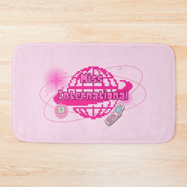 Item preview, Y2K Aesthetic Miss International pixelated 2000s pink vibe designed and sold by skirklumine.