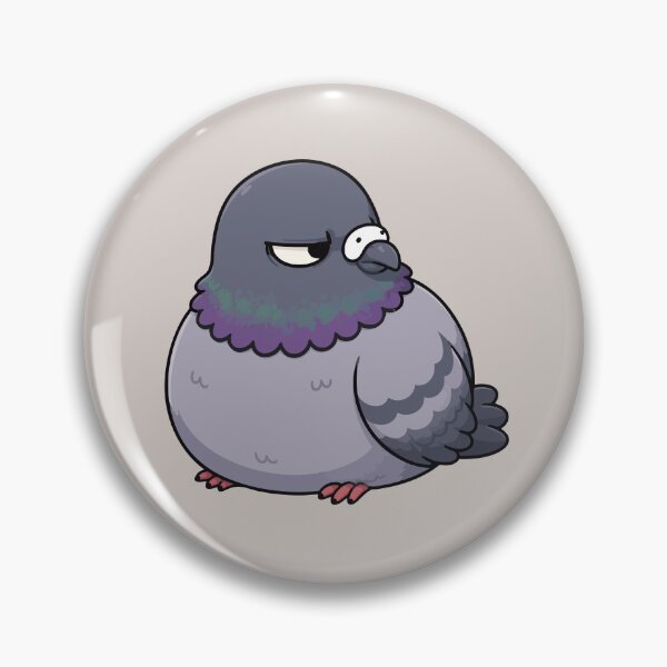 Item preview, Judging Pigeon Sticker Funny Side Eye Bird Meme Gift designed and sold by SimplePoDesign.