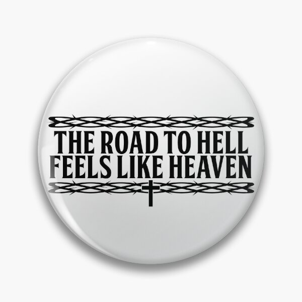 Item preview, The road to Hell feels like Heaven | Crown of Thorns | Christianity  designed and sold by ProdbyNiECO.