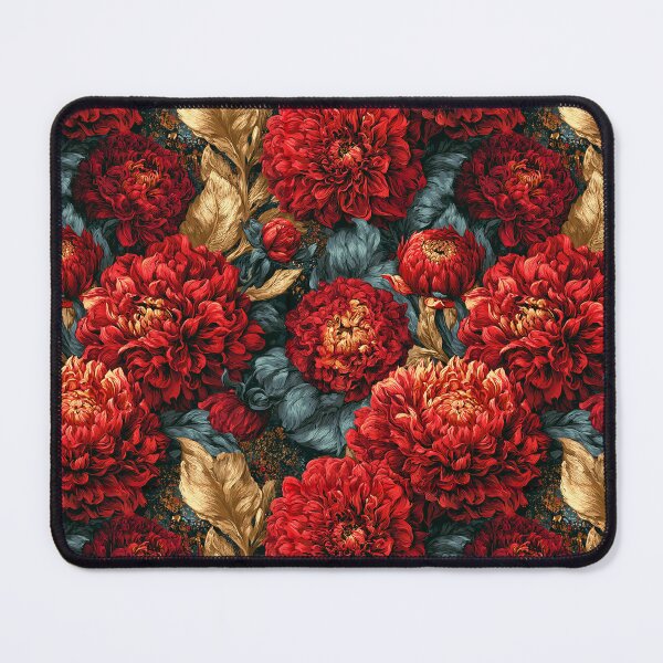Item preview, Elegant Dahlias Floral - Retro Flower Floral - Anniversary Gift Ideas designed and sold by RoyalStarsPatts.
