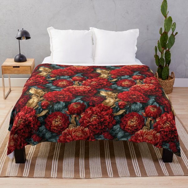 Item preview, Elegant Dahlias Floral - Retro Flower Floral - Anniversary Gift Ideas designed and sold by RoyalStarsPatts.