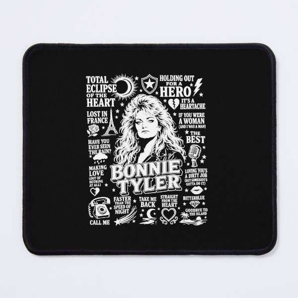Item preview, Bonnie Tyler Total Eclipse Of The Heart Vintage Music Lyrics Collage designed and sold by ajifujpost.