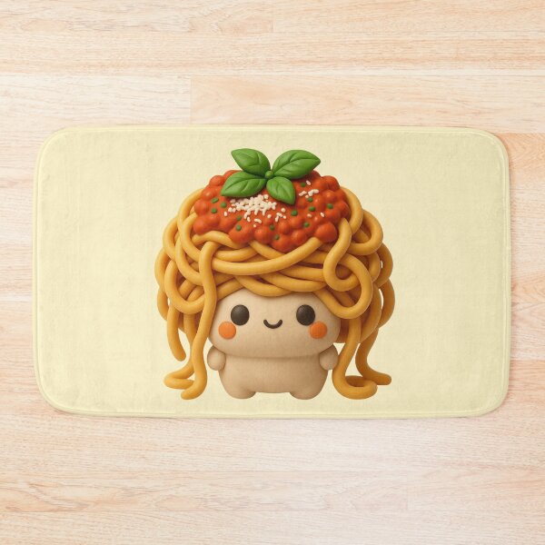 Item preview, Cute Spaghetti Mushroom | Kawaii Pasta Mushroom Character | Funny Food Art designed and sold by Eathusiast.