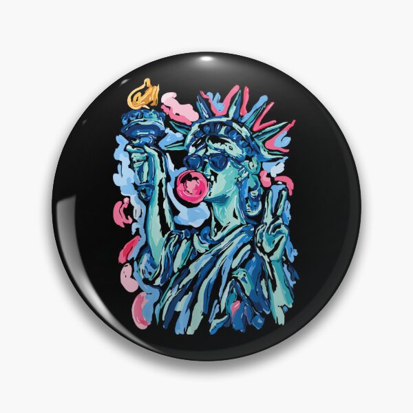 Item preview, Statue of Liberty Blowing Bubble Gum Patriotic 4th of July designed and sold by CherylCGarrison.