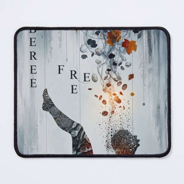 Item preview, Surreal Falling Figure - Abstract Autumn 'Be Free' Dark Art designed and sold by Masters Of Aura .