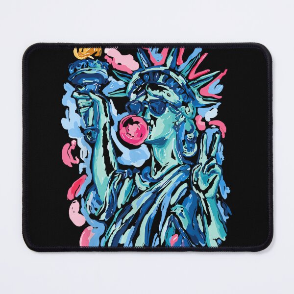 Item preview, Statue of Liberty Blowing Bubble Gum Patriotic 4th of July designed and sold by CherylCGarrison.