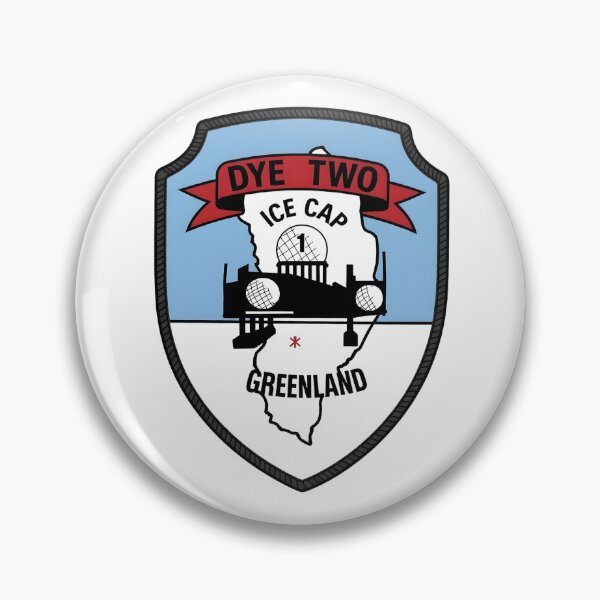 Item preview, Cold War DYE-2 Radar Station "Ice Cap" Greenland Patch Illustration designed and sold by CharlieDesings.