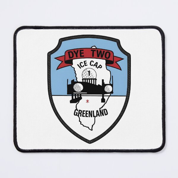Item preview, Cold War DYE-2 Radar Station "Ice Cap" Greenland Patch Illustration designed and sold by CharlieDesings.